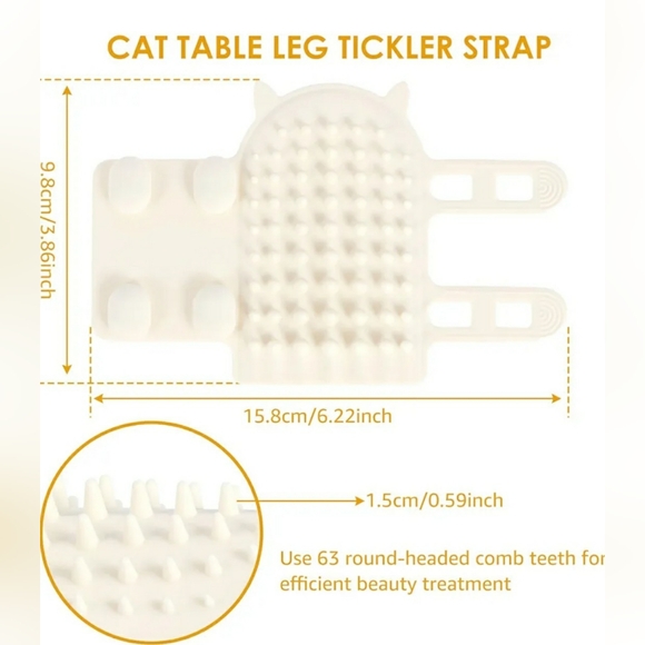 NWT Adjustable for Hand or Furniture Attached Pet Grooming Brush - Picture 4 of 9